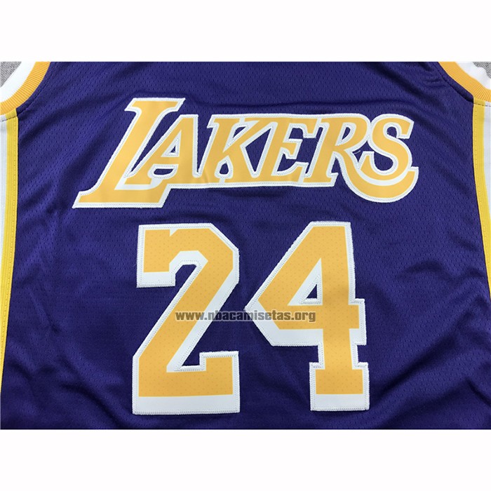 Camiseta Los Angeles Lakers Kobe Bryant NO 24 Statement 2018 Violeta